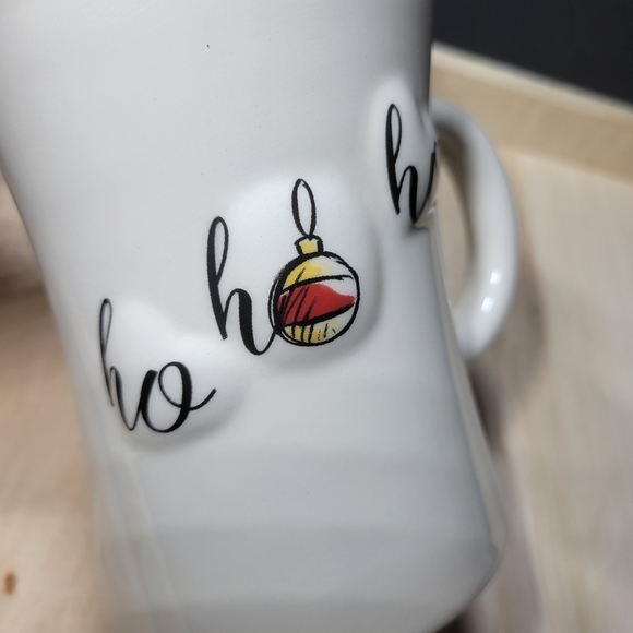 Disney Winnie the Pooh Ho Ho Ho Coffee Mug with Winnie Figurine Santa Pooh - Picture 3 of 12